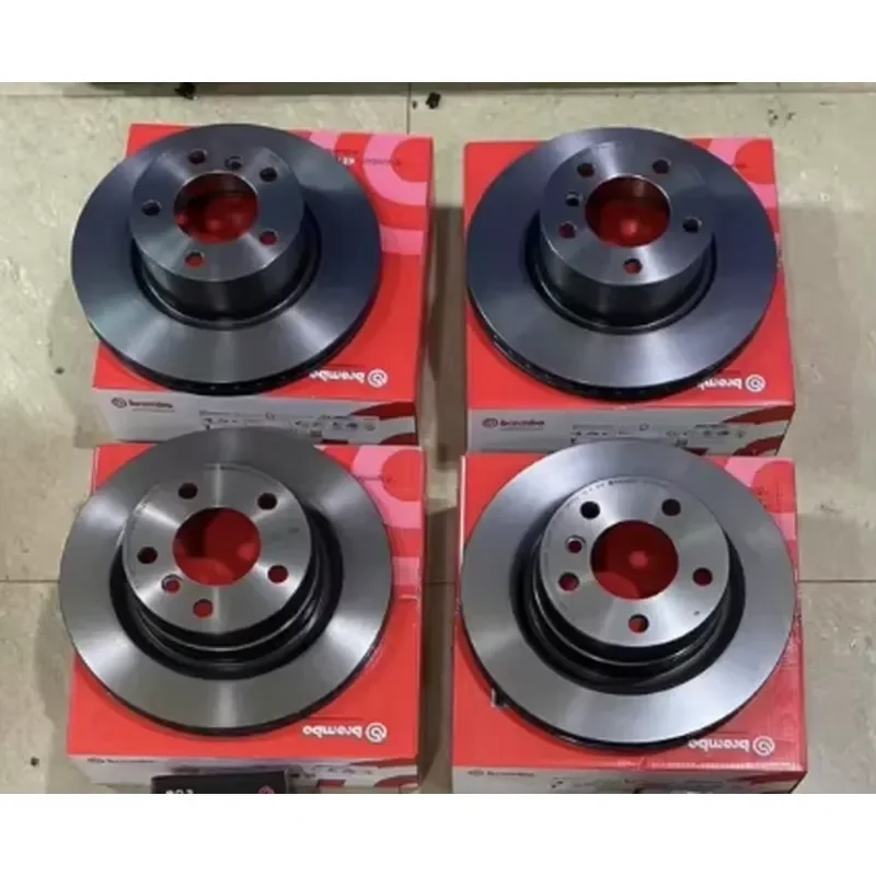 for High Carbon Alloy Brake Discs 43512-25060 43512-25061 Perforated and Lined Brake Rotors with Excellent Heat Dissipation