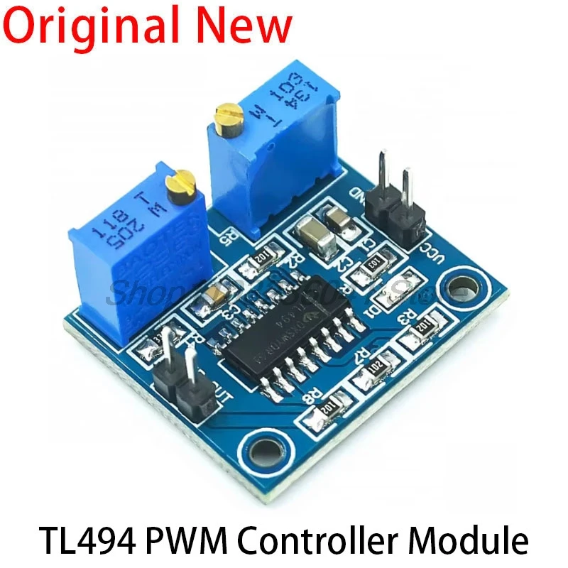 TL494 PWM Controller Module Adjustable Duty Cycle Adjustable Waveform Generator 5V Frequency 500-100kHz 250mA