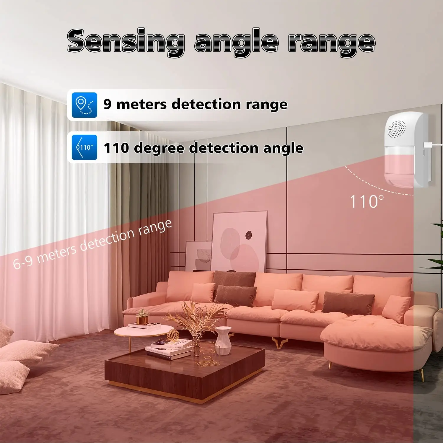 Tuya detektor gerakan inframerah WiFi, Monitor jarak jauh perlindungan keamanan aplikasi pintar Sensor Alarm maling rumah pintar