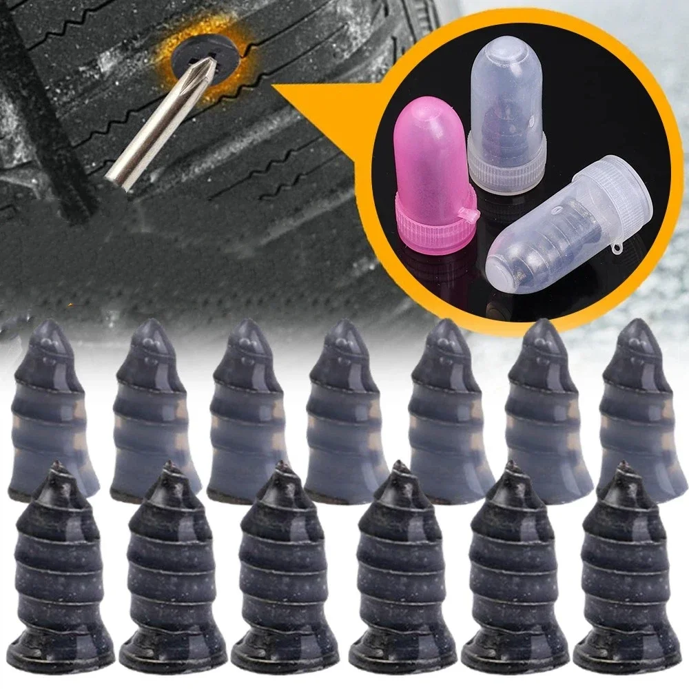 

10/30pcs Car Motorcycle Vacuum Tyre Repair Nails Truck Scooter Bike Tire Puncture Repair Tools Rubber Nails Accessories