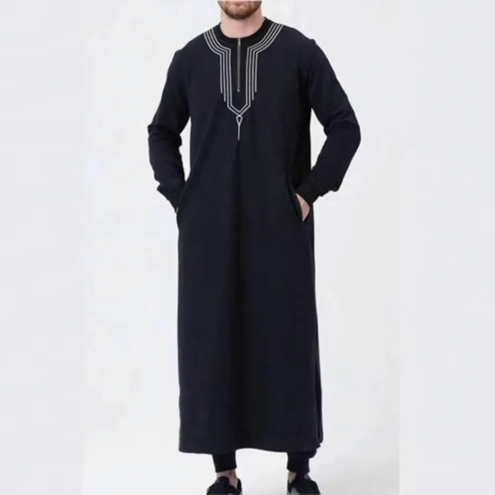 abito da sera veste abiti musulmani moda abayas dashiki thobe marocco tradizionale musulmano abayas per uomo caftano abiti 2025