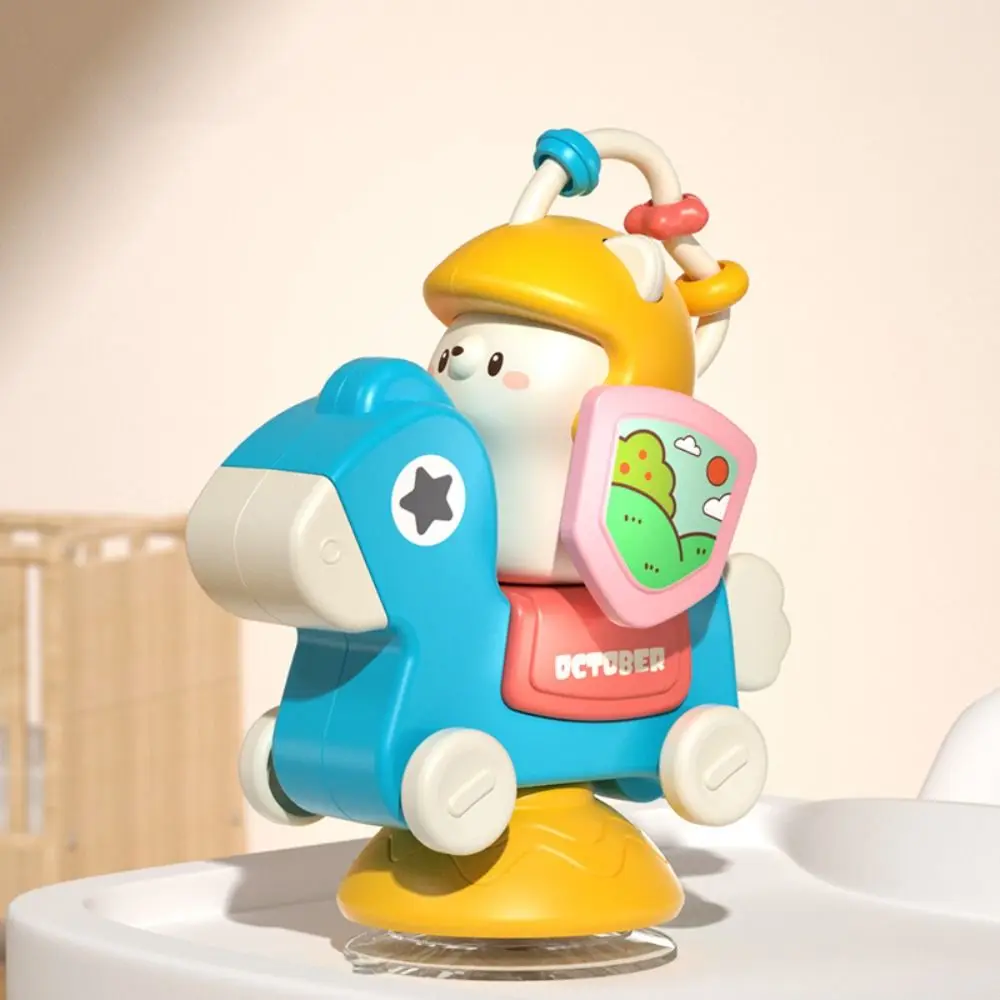 Puzzle z przyssawkami Karuzela Zabawka z przyssawkami Edukacyjna Karuzela do Krzesełka Wysokiego Prezent Edukacyjny Kreatywny dla Chłopców