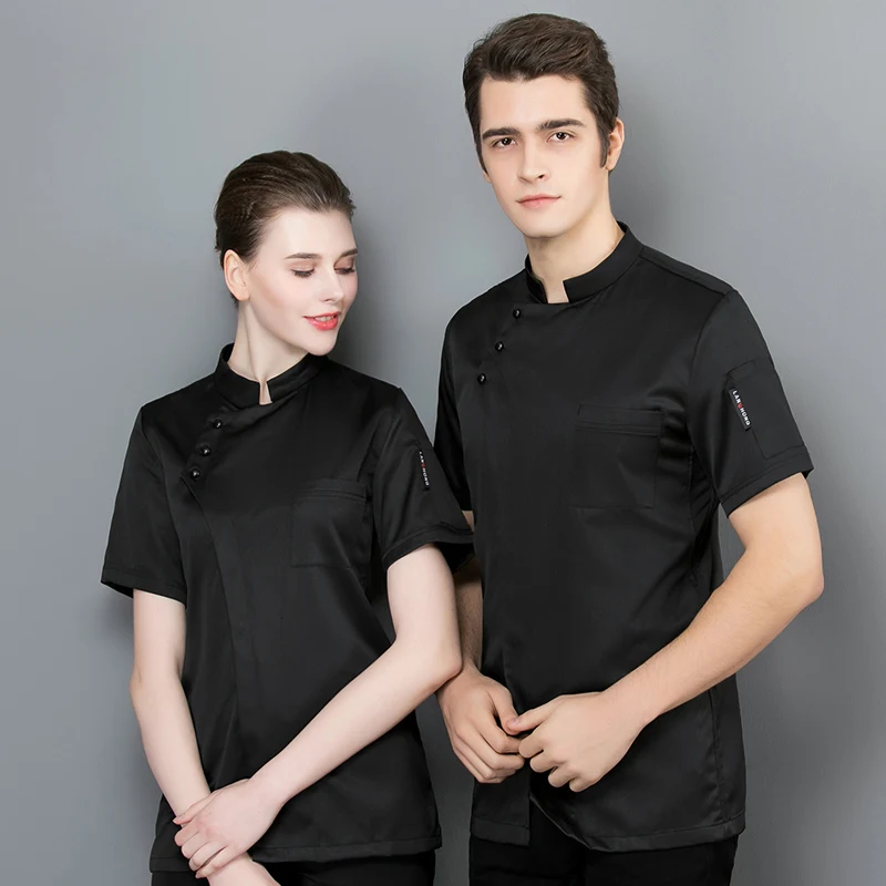 Manteau de chef de cuisine pour femmes et hommes, vêtements de travail, restaurant occidental, bar, veste 73Cook, uniforme de chef Chamonix, chemises