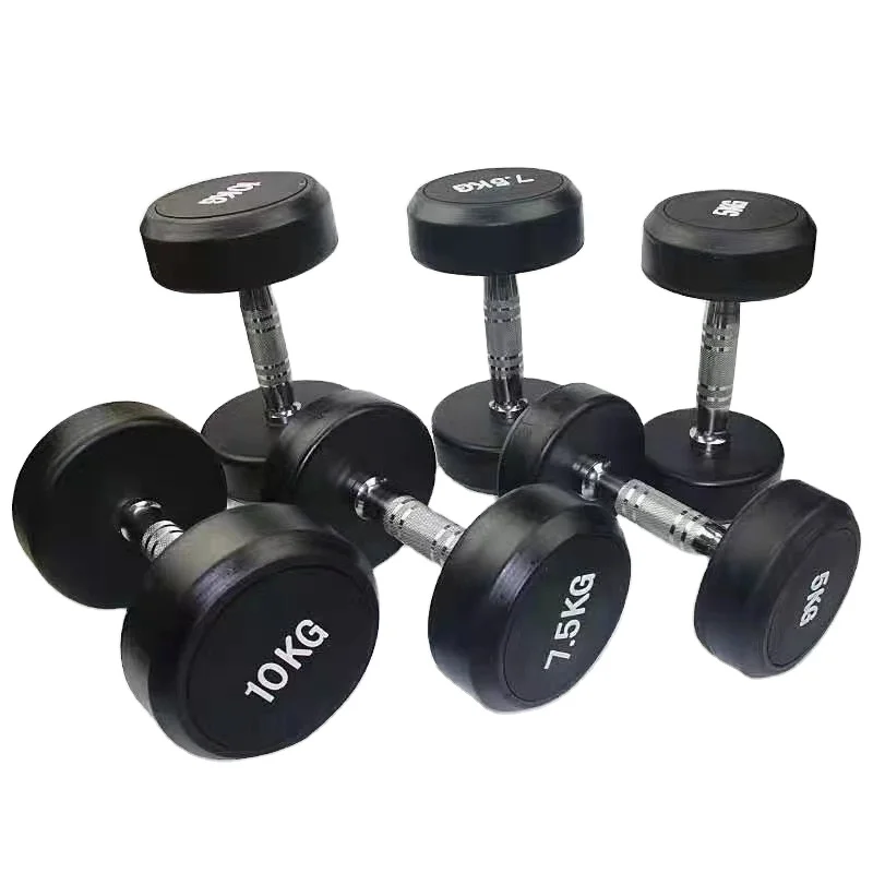 

Cross Fitness Hex Dumbbell Gym Basic Equipment Rubber Coated Hexagonal Dumbbell