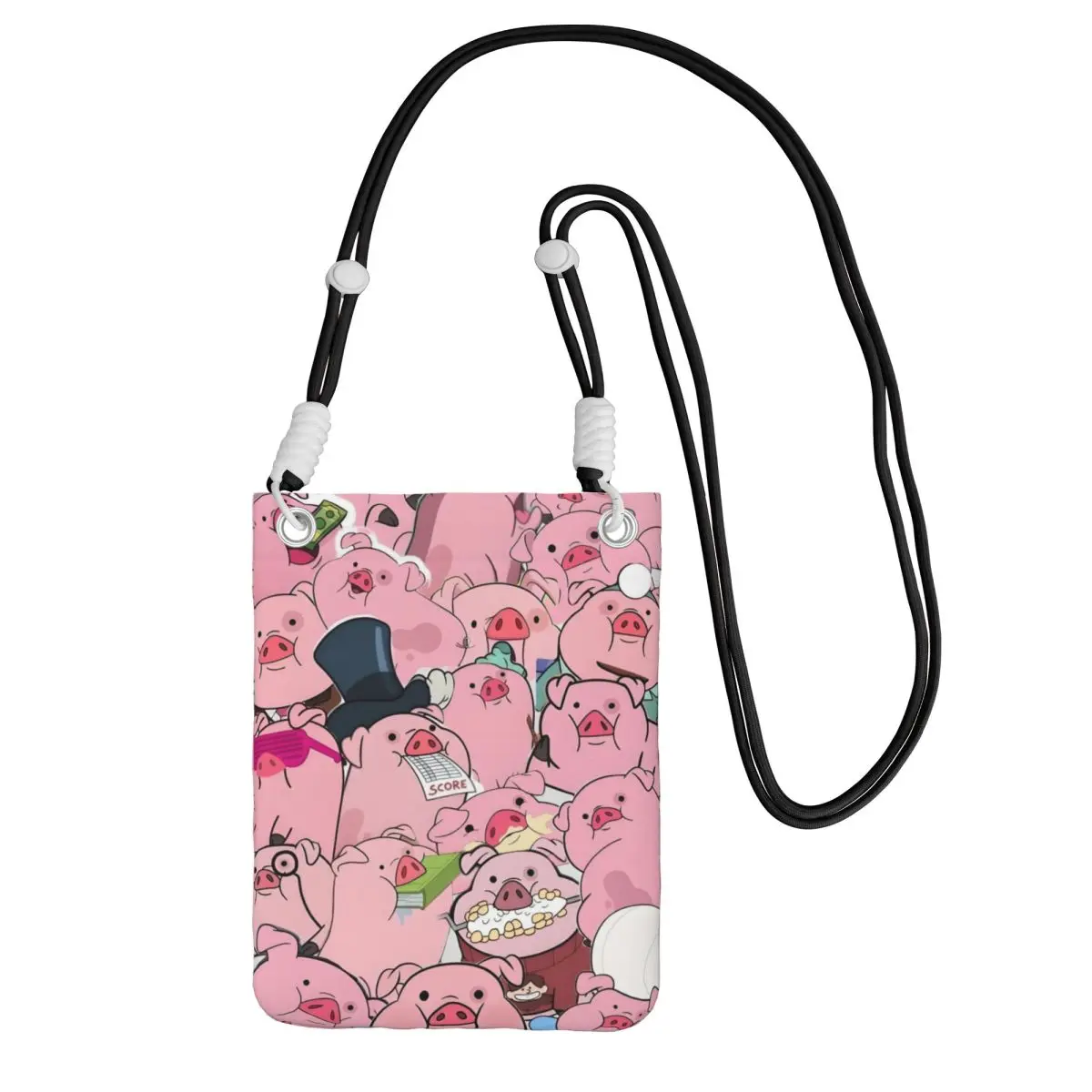 

Крутая сумка для мобильного телефона Gravity Falls на заказ для мужчин и женщин, сумка через плечо в стиле фэнтези, приключенческая сумка через плечо, парк развлечений, съемный ремень