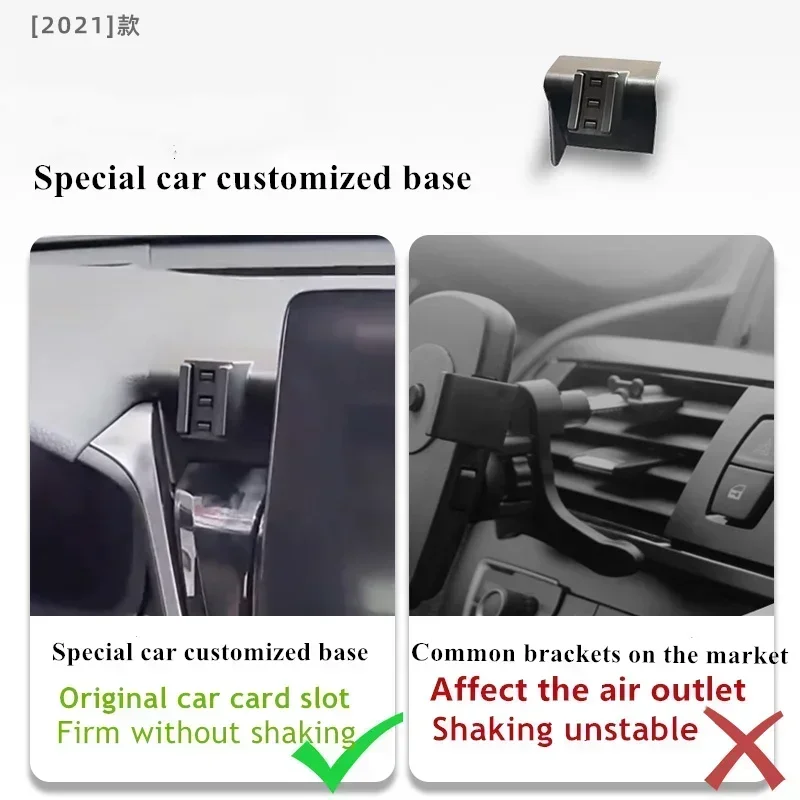 

2021 2022 For Toyota Camry Mobile Phone Holder Wireless Charger Car Mount Navigation Bracket GPS Support 360 Rotating