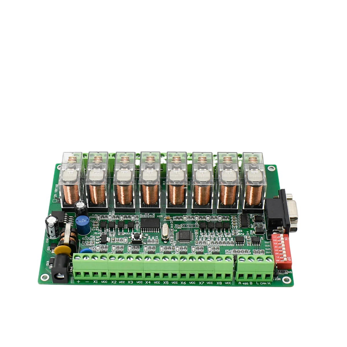 

485 Relay Module IO Control Board 8-way Switch Acquisition Input and Output RS485 Serial Port