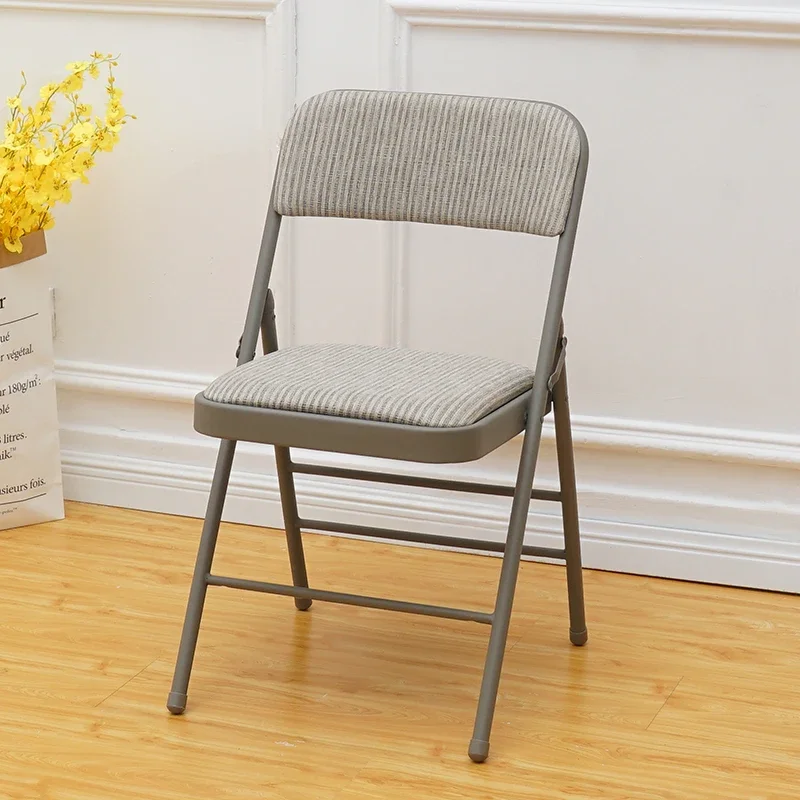 Household folding chair stool folding meeting office chair computer chair seat training  folding stool back