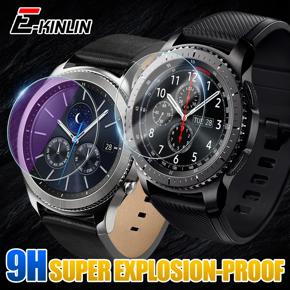 Clear Protective Film For Samsung Galaxy Watch Watch3 3 41mm 45mm 42mm 46mm Gear S2 S3 3G LTE Screen Protector Tempered Glass