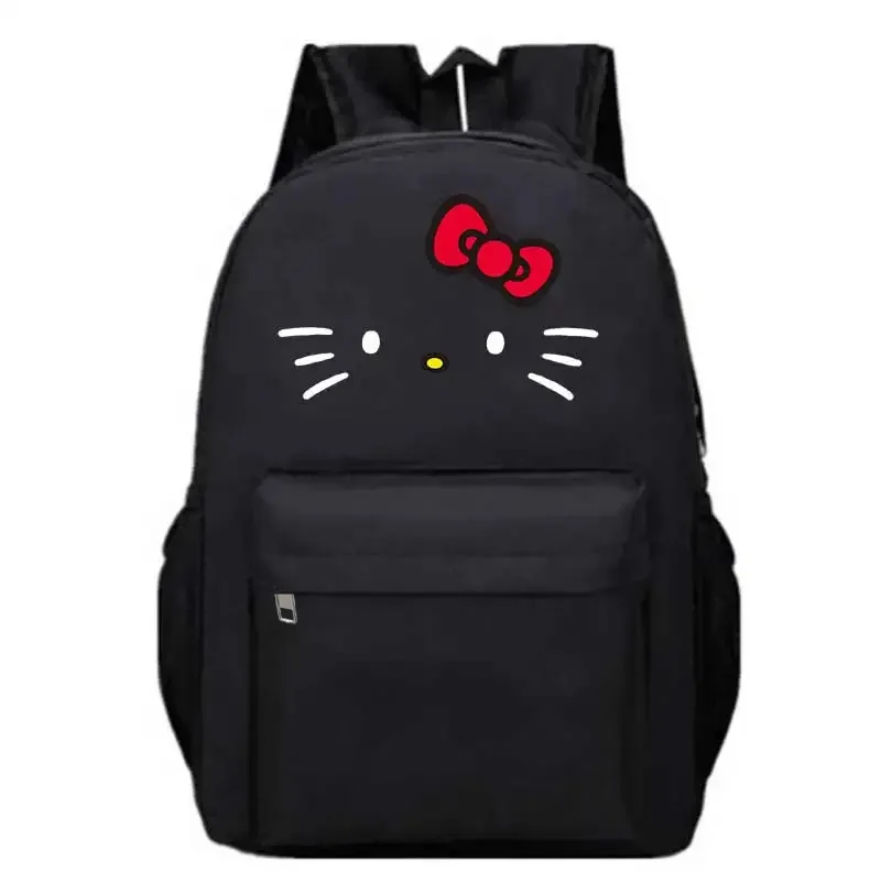 

Hello Kittys Sanrios Backpack Child Large Capacity Student School Bag Oxford Cloth Leisure Travel Storage Bag Anime Figure