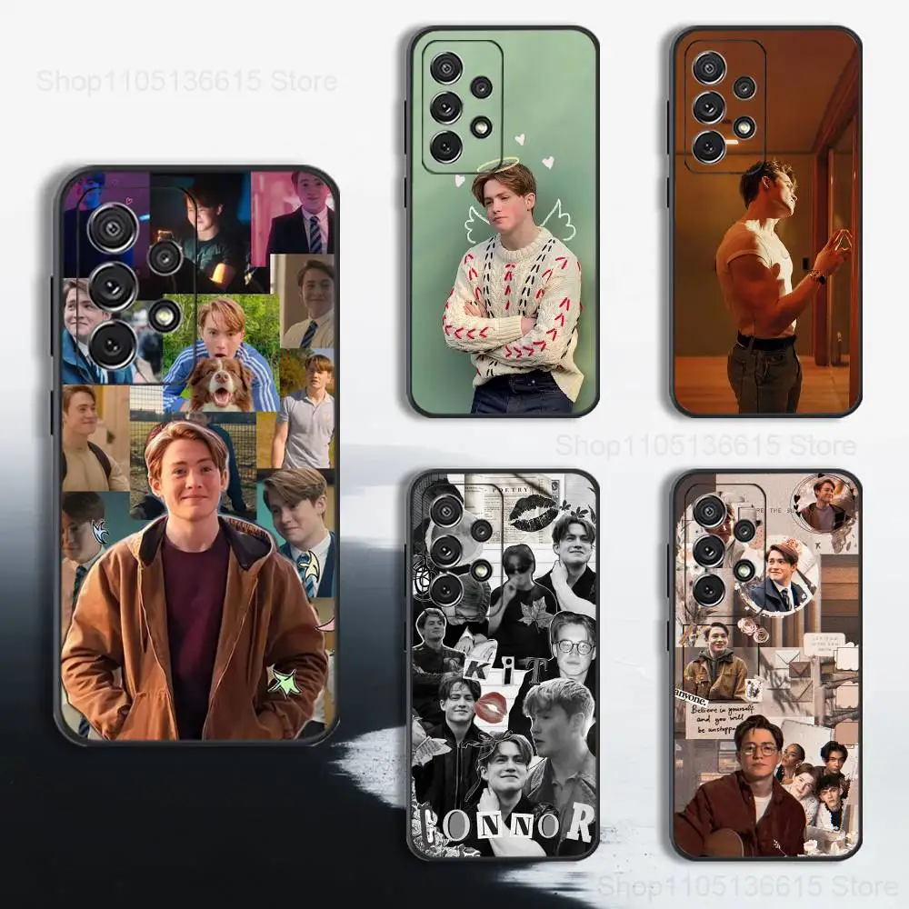 

Actor K-Kit C-CONNOR Cute Phone Case For Samsung S25,S24,S23,S22,S21,S20,S10,S9,Ultra,Plus,Lite,FE,Soft Silicone Black Cover