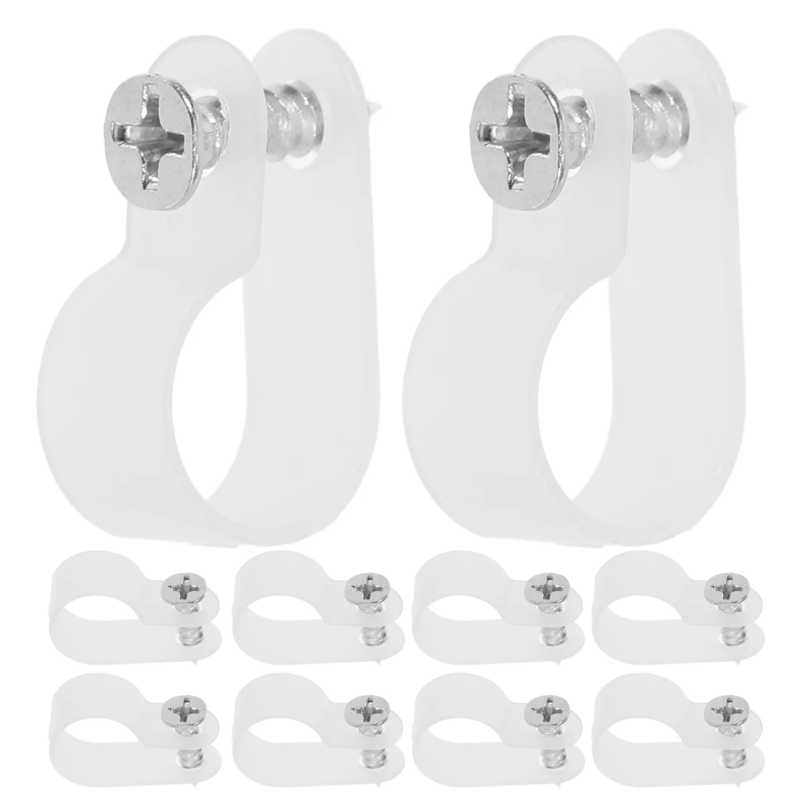 

1Set Rope Light Mounting Clips Heavy Duty Wire Clamps for Outdoor Lighting Holiday Decor Patio String Light Hangers Secure Hold