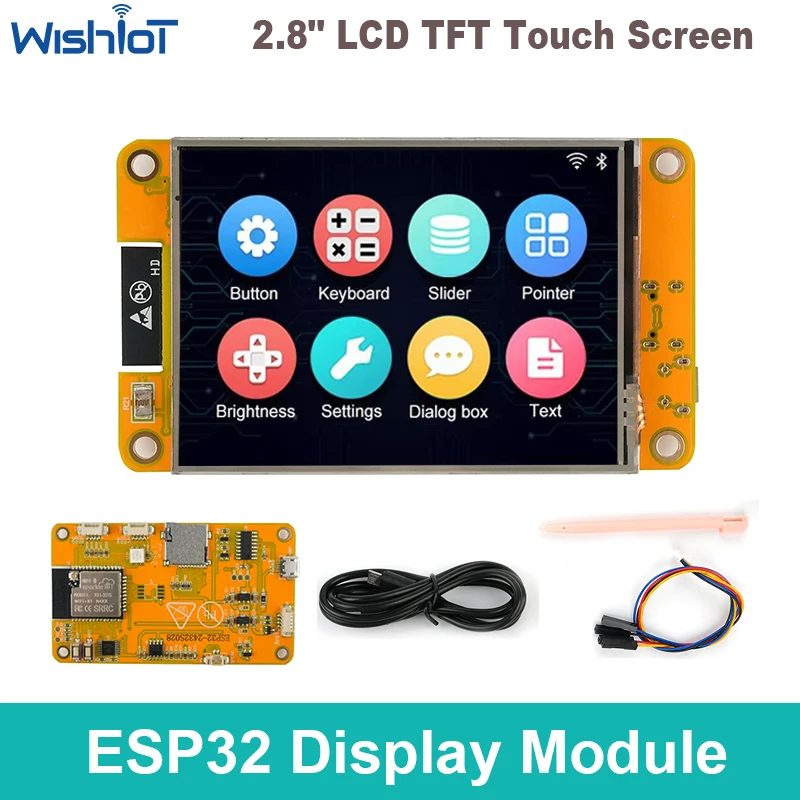 �y�Z�[�����z2.8�C���` ESP32-2432S028R ESP32�f�B�X�v���C ILI9341��R�����^�b�`�X�N���[��TFT LCD���W���[�� ESP-WROOM-32�J���{�[�h �A�N�����P�[�X