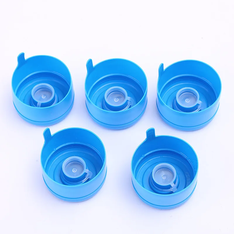 

Water Bottle Snap Reusable Water Jug Cap Dia 5.5CM Non-Spill Anti Splash Universal Blue Bucket Lid Replacement Household Supply