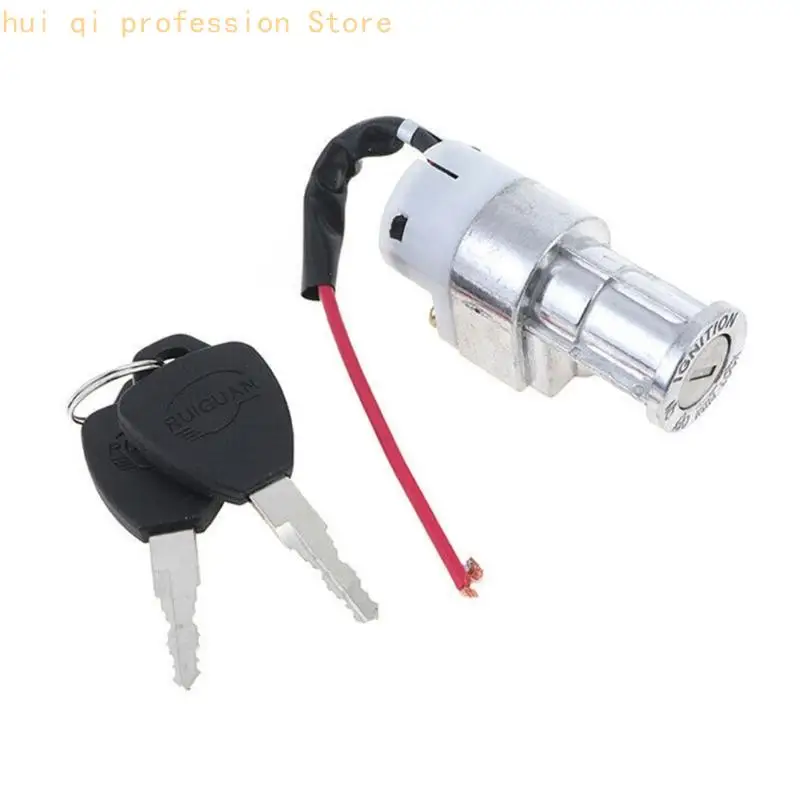 Battery Pack Lock For EBike Motorcycle Scooter Security 10mm Cylinder 16mm Length 15.5mm Hole Spacing H8WE