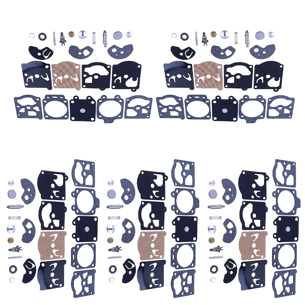 5 Set K10-WAT Carburetor Repair Rebuild Kit For Walbro Most WA and WT Series WA-30 WA-79 WA-82 WT-1