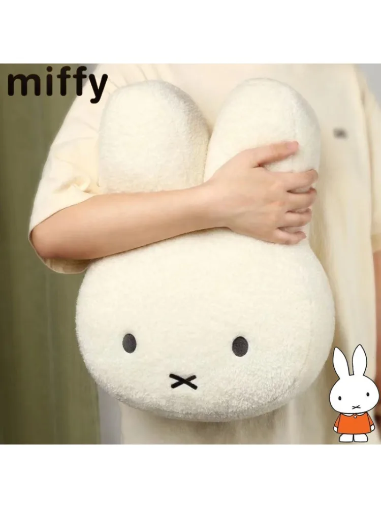 Einfaches Miffy-Kaninchen Neues Süßes Niedliches Kreatives Cartoon-Muster Plüschtier Kissen Modisches Weiches Bequemes Lendenkissen Geschenk
