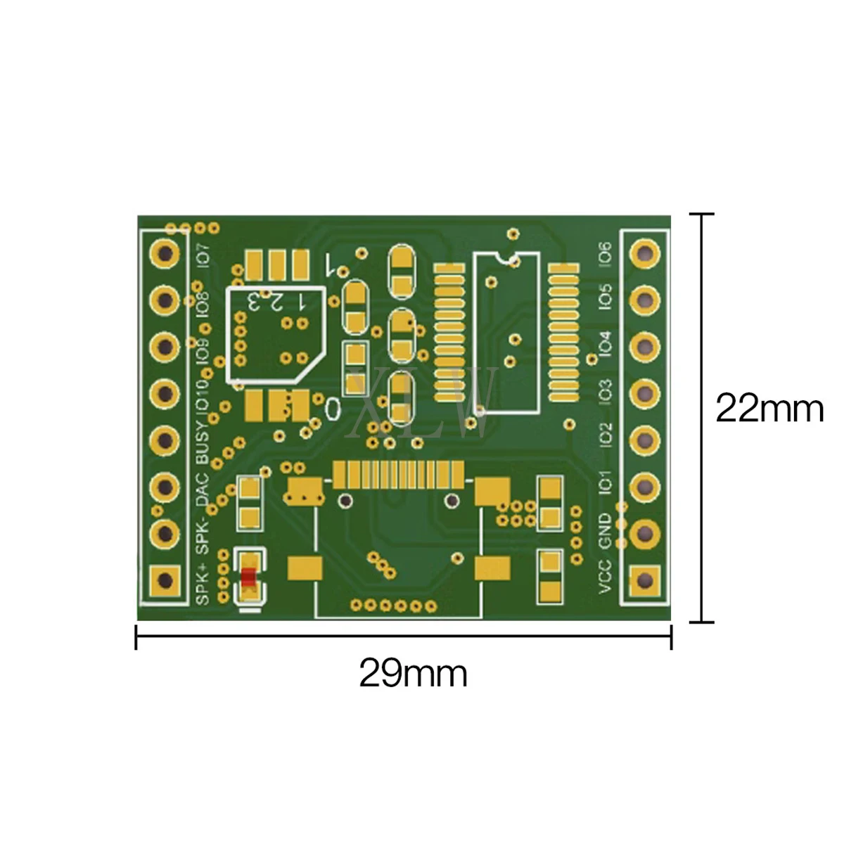 Moduł odtwarzania głosu, odtwarzacz CH9300 MP3 płyta dźwiękowa z głośnikiem, 4/16MB TF karta USB do pobrania 10 IO wyzwalacza portu szeregowego