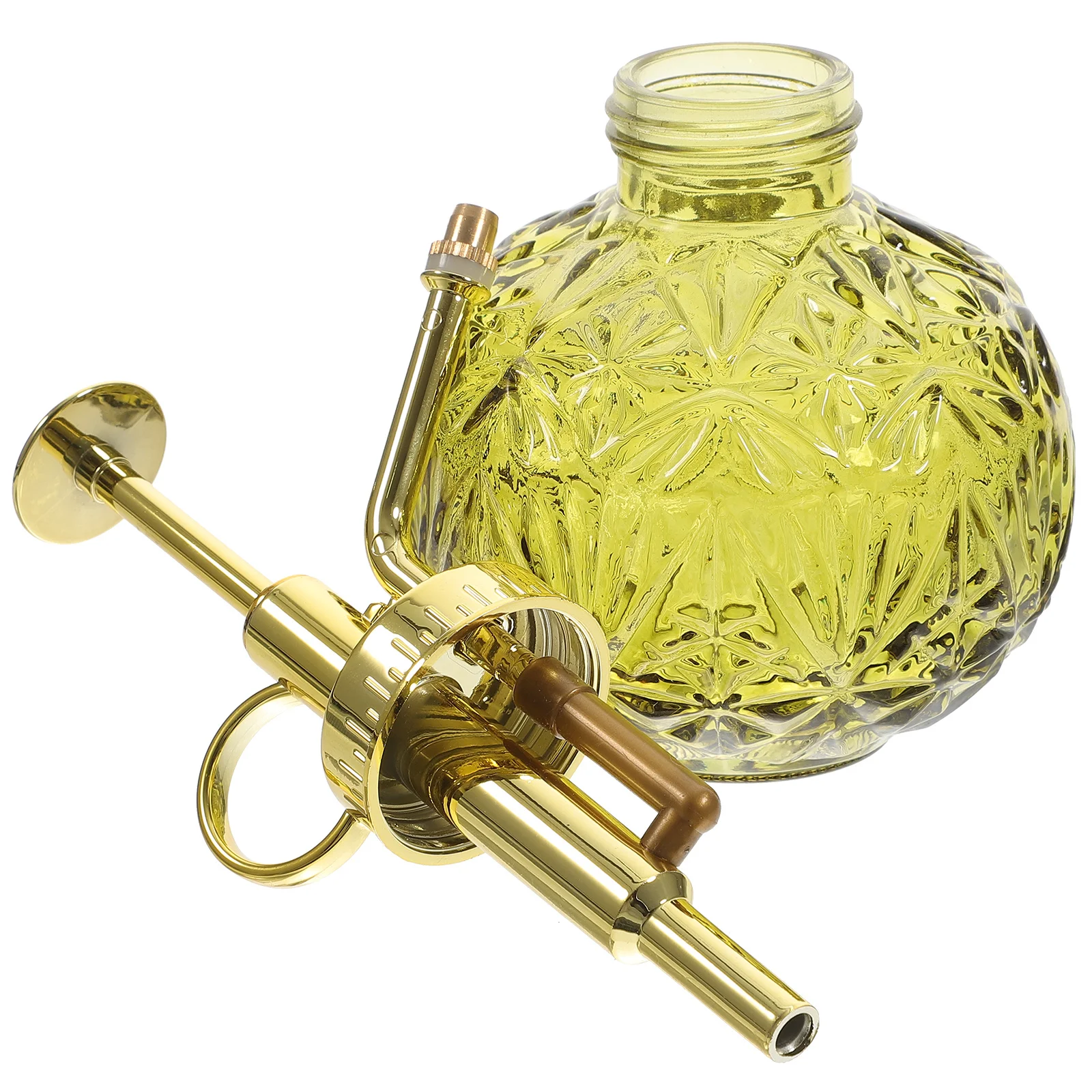 

Vintage Glass Plants Mister Spray Bottle Clear Thickened Glass Watering Pot Rustproof Top Pump for Indoor Outdoor Succulent Fern