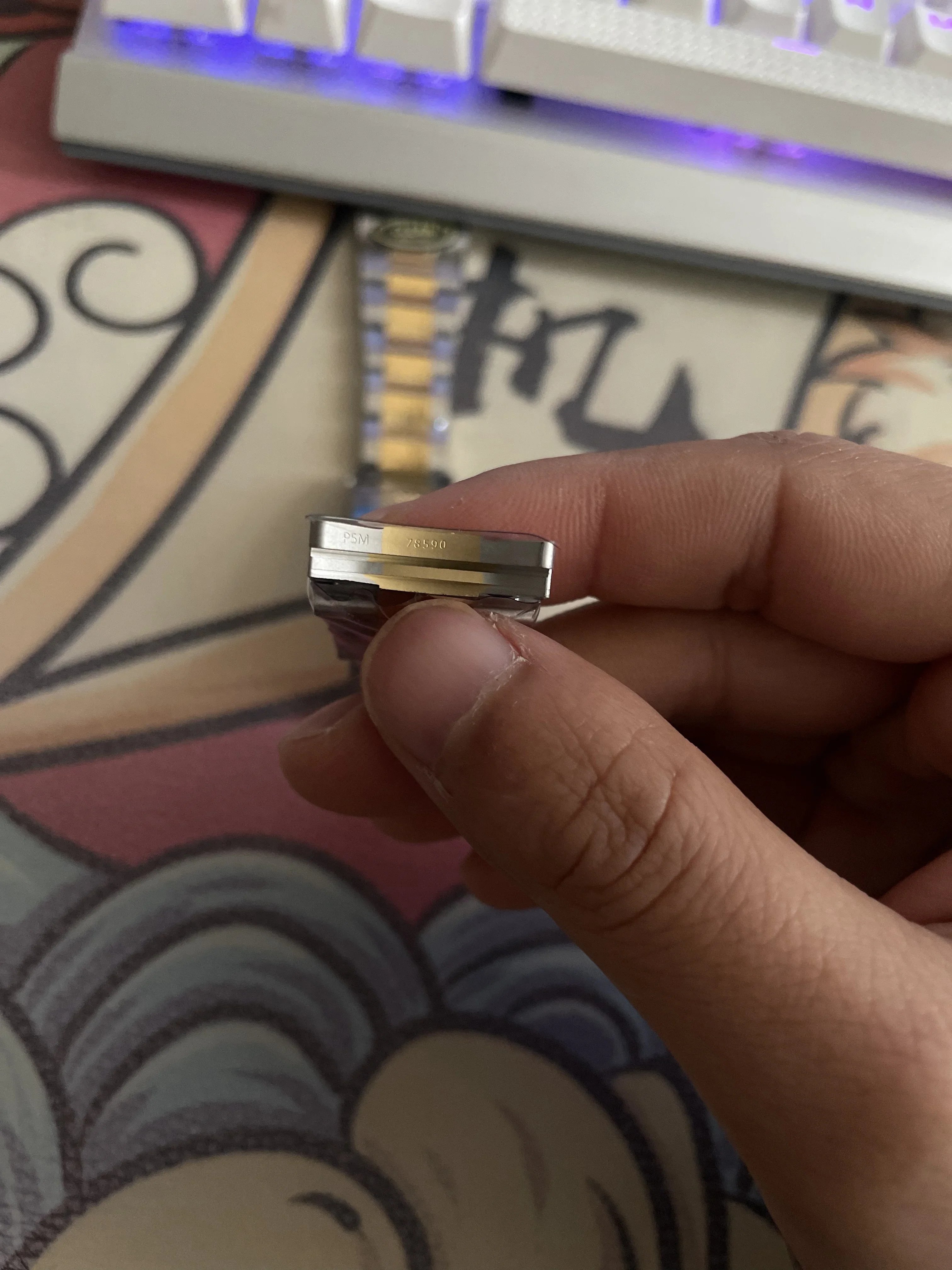 حزام ساعة CLEAN Factory Oyster فقط لحزام Rx الفضي والذهبي، تاريخ يوم دقيق فقط 126334   سوار 41 ملم