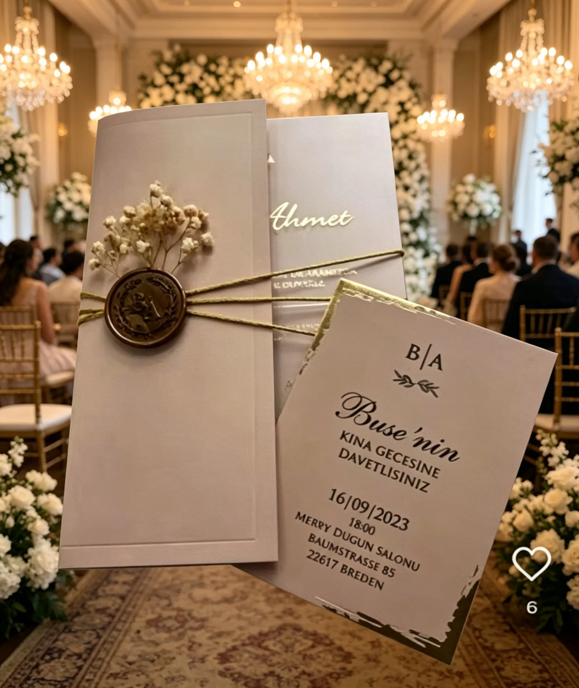 

30PCS Custom Wedding Invitation Card Foil Gold Print with Cream Pocket Envelop Creative Greeting Engagement Invitations Card
