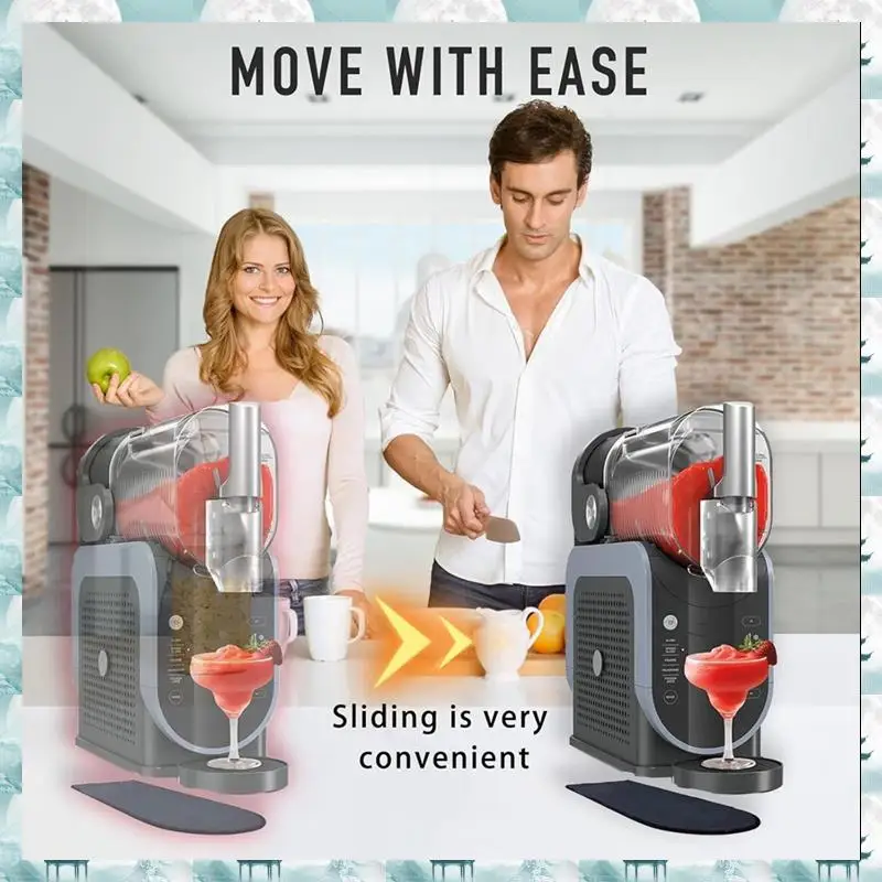 Caci Smoothie Maker Matte für Ninja Slushie Machine FS301 und FS300 Smoothie Maker Matte Matte schieben schnell gefrorene Getränkemaschine auf T