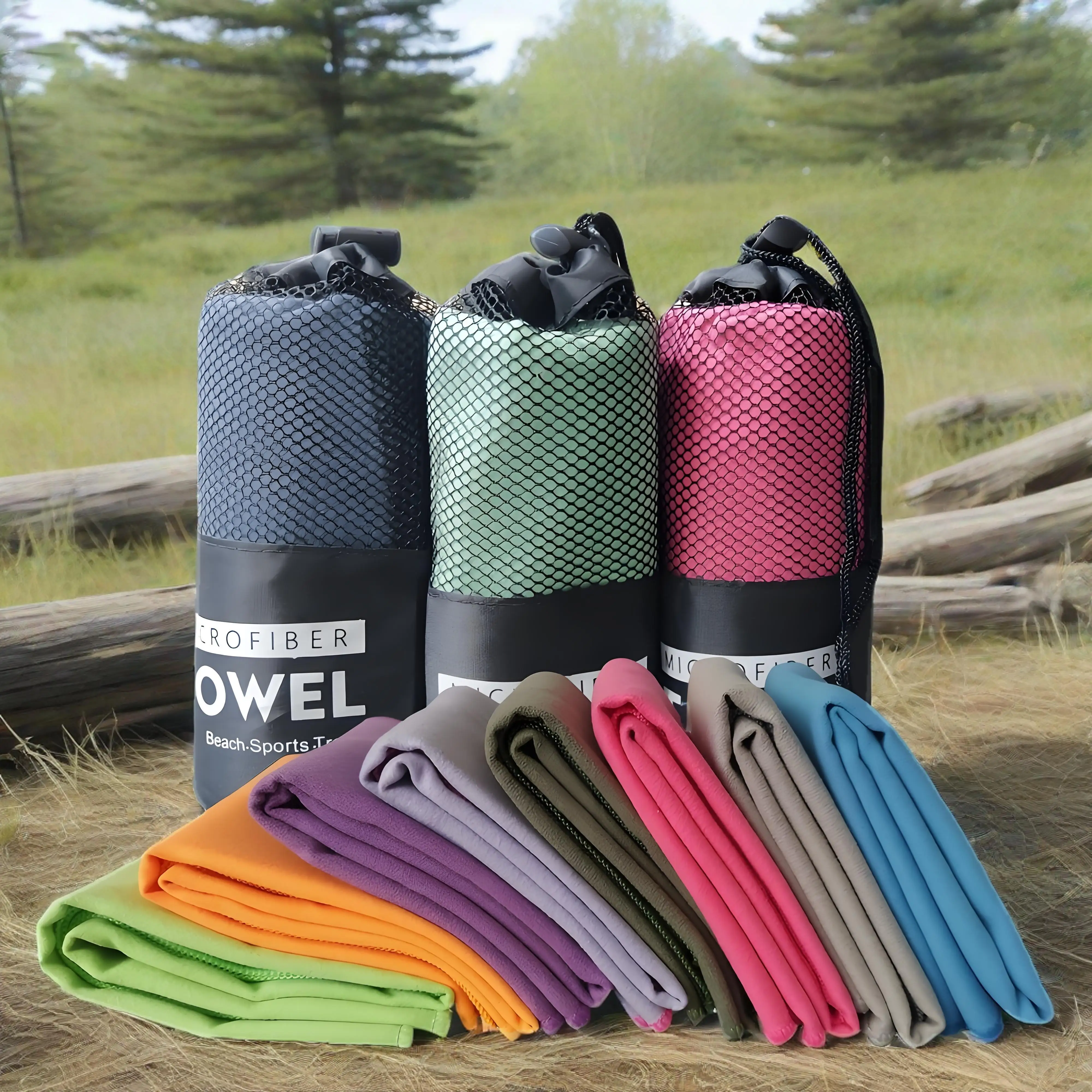 1pc Outdoor Sports Quick Drying Sweat Absorbent Soft Quick Drying Towel, Microfibre Beach Towel, Soft Travel Towel,Fitness Towel