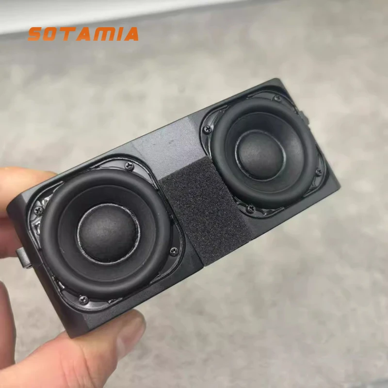 SOTAMIA 1 Uds 1,5 pulgadas Audio de doble rango completo 4 Ohm 5W altavoz pasivo magnético de neodimio altavoz HIFI de grado de fiebre