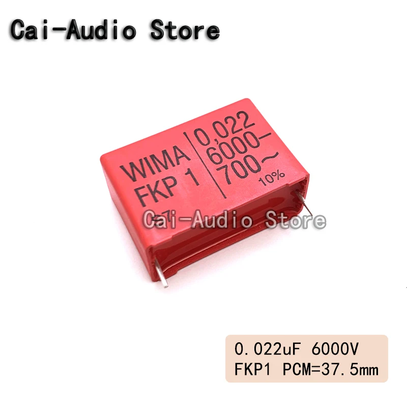 2PCS/5PCS/10PCS/Lot Brand NEW Germany WIMA FKP1 6000V 0.022UF 22NF 6000V 223 0.022UF Film Capacitor 6000V0.022UF Pitch 37.5mm