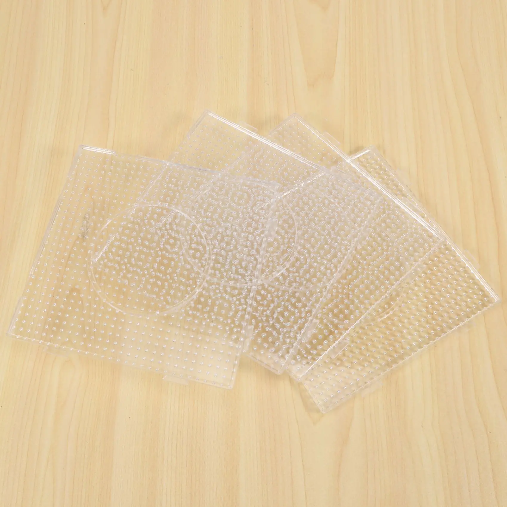 

A25P 4Pcs ABC Clear 145X145mm Square Large Pegboards Board For Hama Fuse Perler Bead
