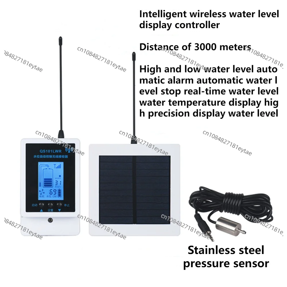 Remote Intelligent Wireless Water Level Controller Automatic Water Level Monitoring Display Tank Level Measurement