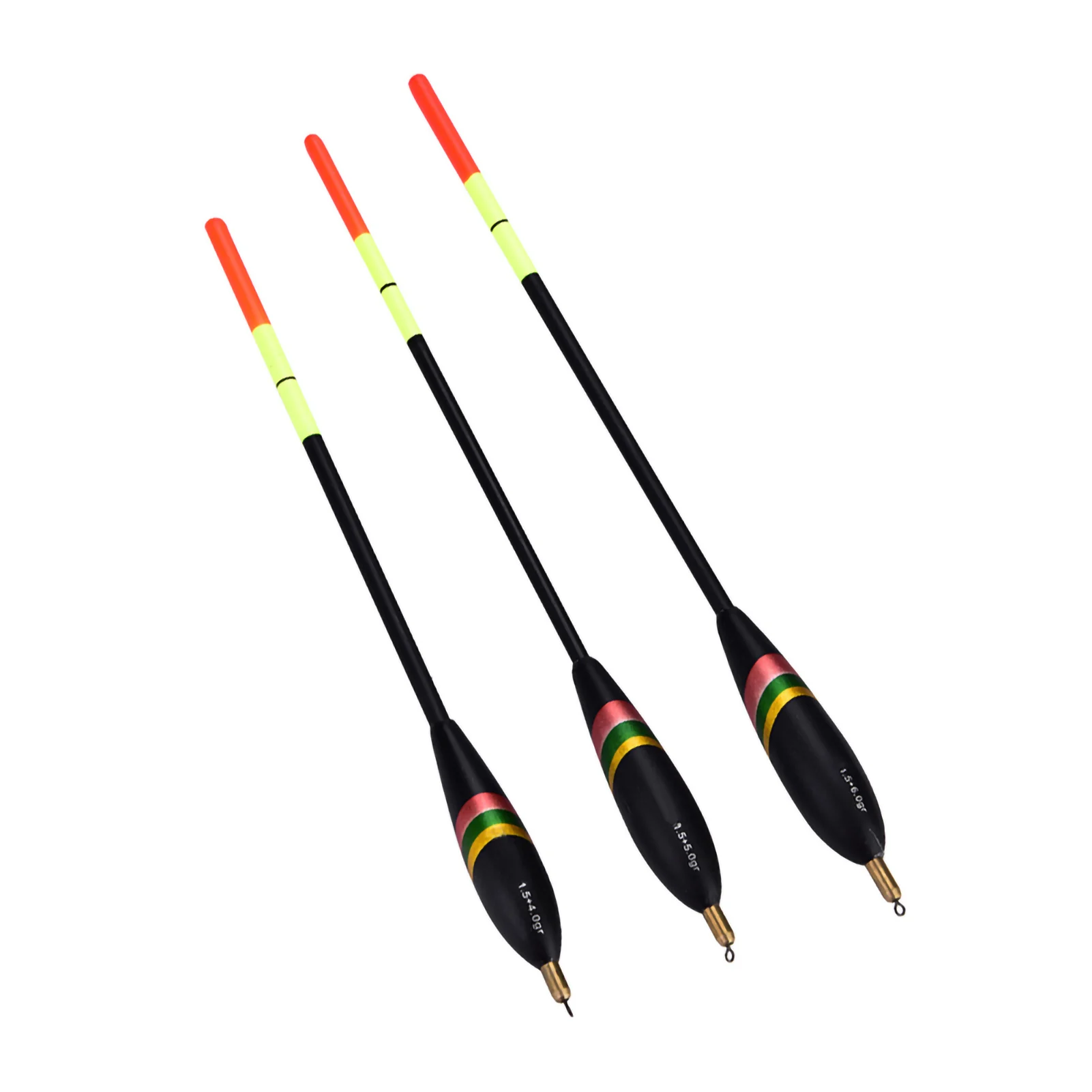 1,5 + 6g 1,5 + 5g 1,5 + 4g Holz Angeln Schwimmt Set Bobbers Tackle Zubehör Angeln Bobber angeln Zubehör – Detail 3