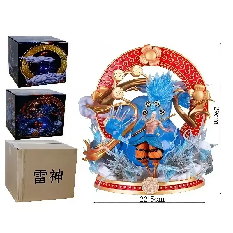 30 cm Een Stuk Anime Figurethor Enel Gk Beeldje Oversized Manga Standbeeld Action Model Speelgoed Figuur Collectible Ornamenten Kid Geschenken