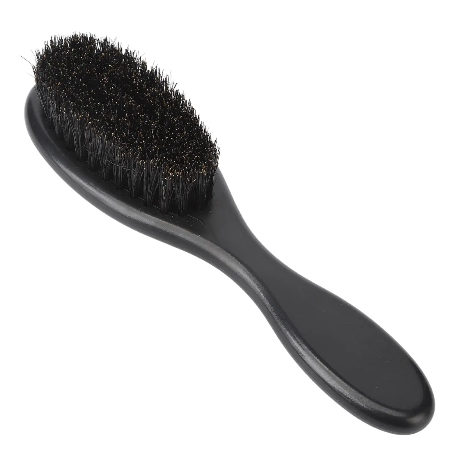 Compact Beard Styling Brush - Ergonomic Handle, Dense Bristles - for salon Quality ABS Material - Portable & Comfortable