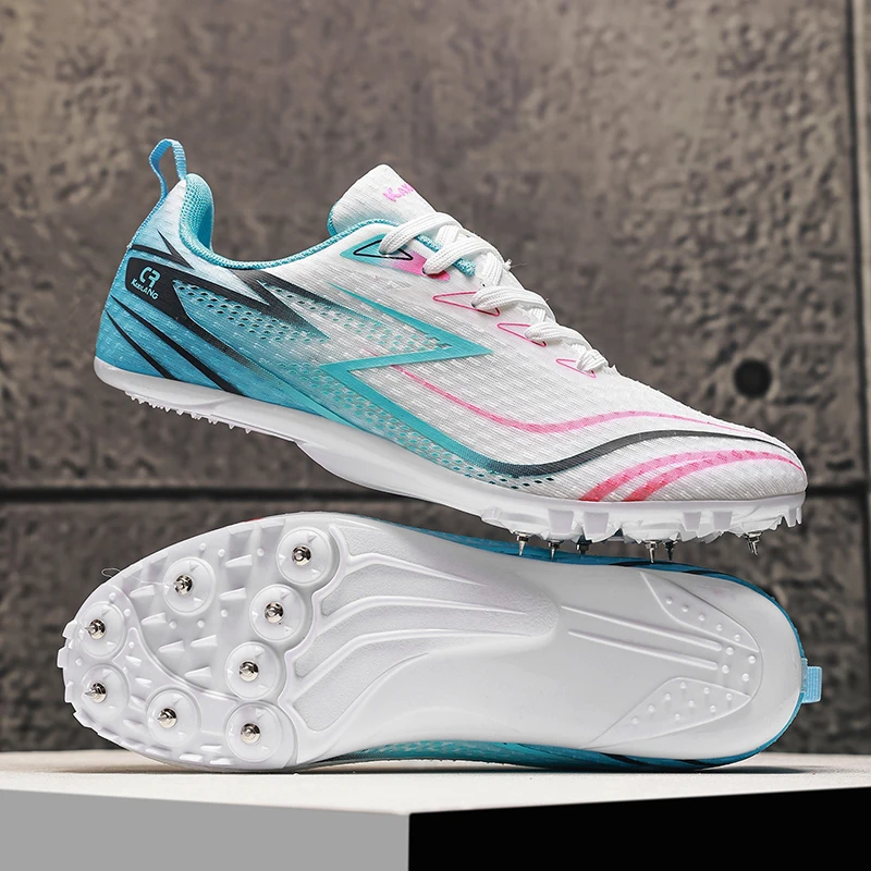 

Легкоатлетические шиповки для мужчин и женщин, профессиональные кроссовки для бега, прыжков и соревнований, шиповки с шипами для девочек и мальчиков