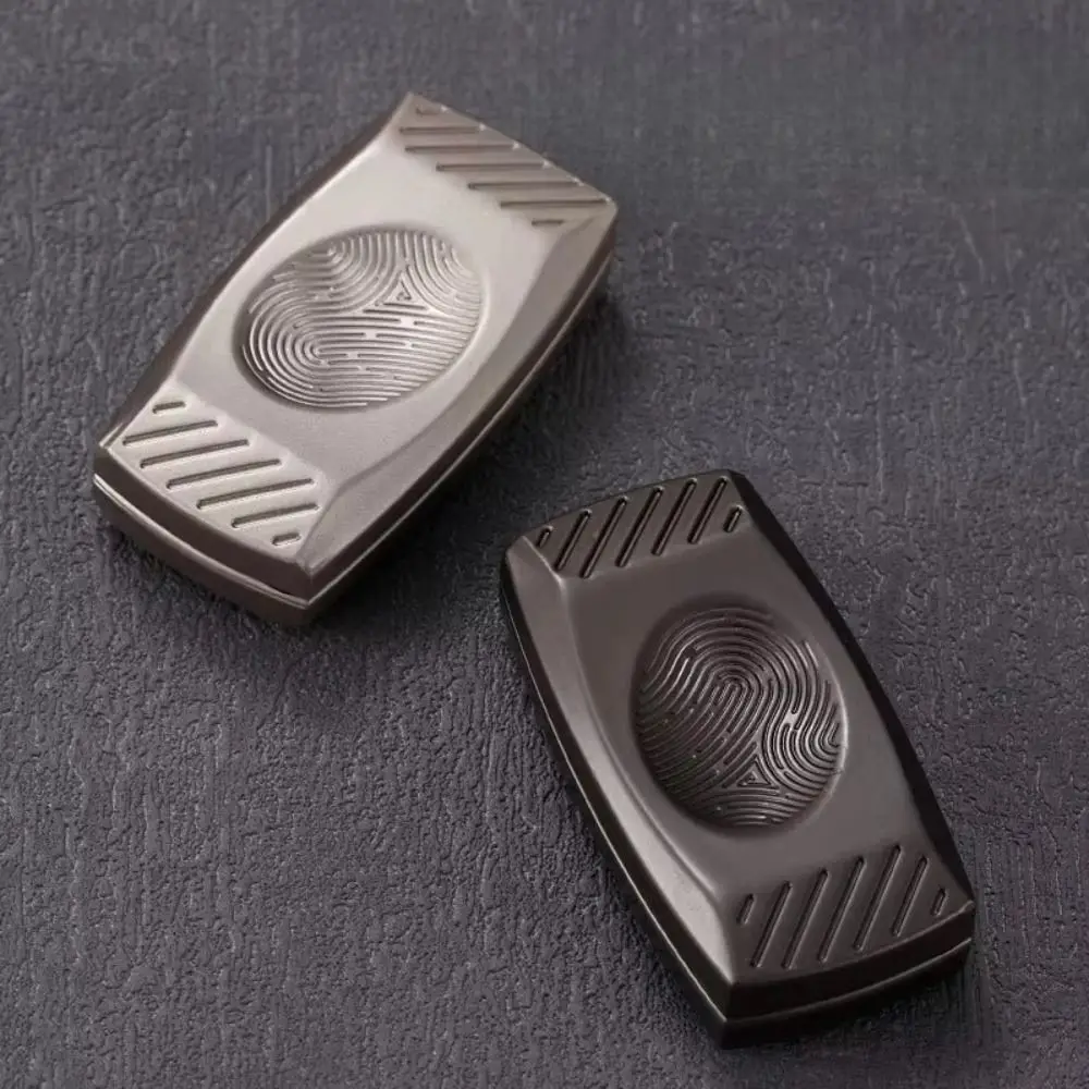 Creative Fingerprint Fidget Slider Calming Sensory Magnetic Haptic Slider Push-Pull Alloy Metal Fidget Adults Kids