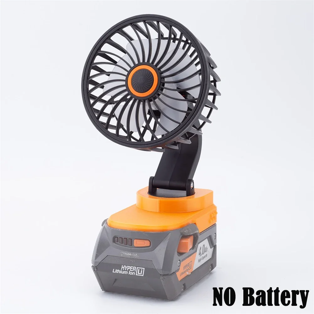 Portable Workshop Site Fan Cordless For Ridgid AEG 18V 4.0ah Lithium Battery Bare Tool Cordless Fan(Battery not included)