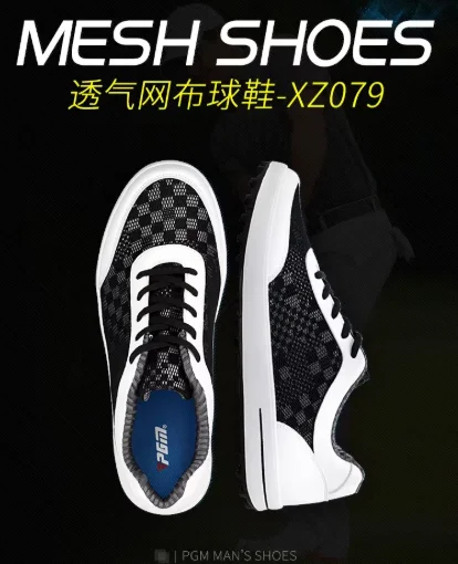 2026 Summer Men Golf Casual Sneakers Shoes Breathable Light Soft Sports Non-Slip Proof Spikes Running Xz079