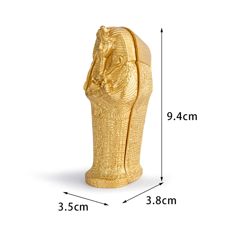 Altes Ägypten Mumie Sarg Ornament Abnehmbarer Harz Pharao Kleopatra Pyramide Gaze Geschenk Souvenir Simulation Kunsthandwerk – Detail 2