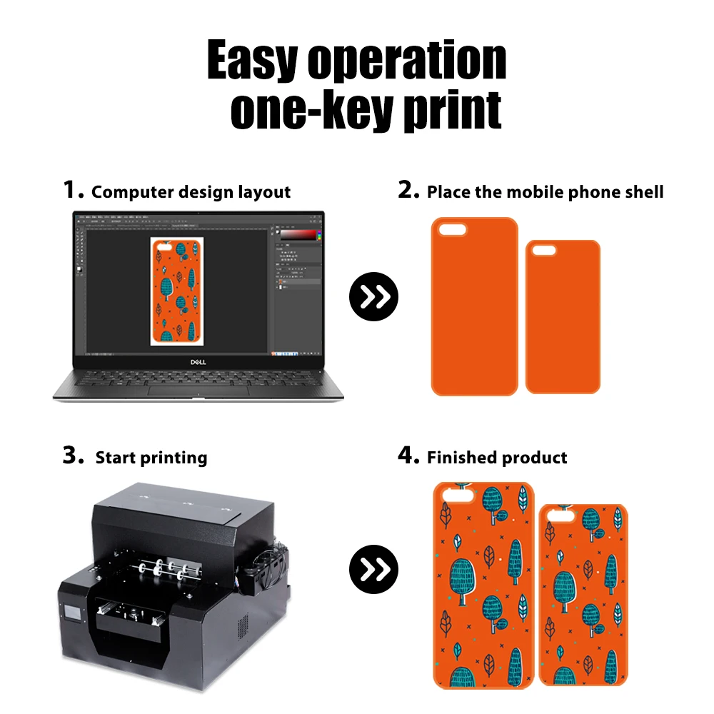 A3-6C UV printer automatically adjusts height with infrared radiation and prints cylindrical bottles and cups