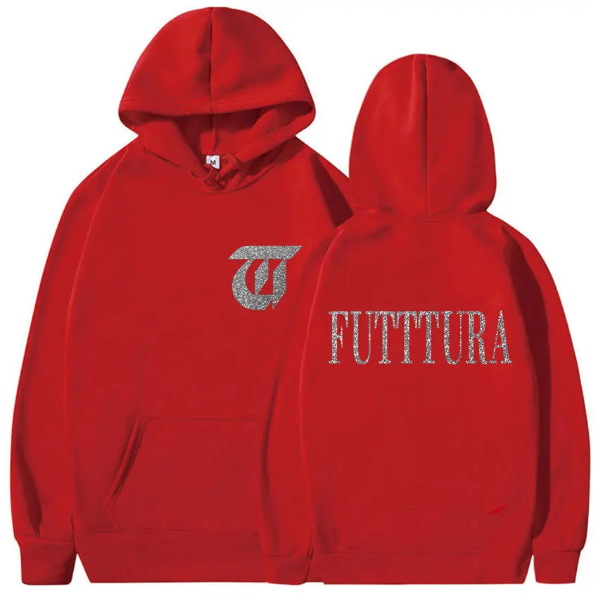 المغني تيني ستوسيل فوديرا جولة ألبوم 2025 ميرش هودي للجنسين فضفاض دافئ بلوزة من الصوف موضة موسيقى البوب كم طويل هودي #4