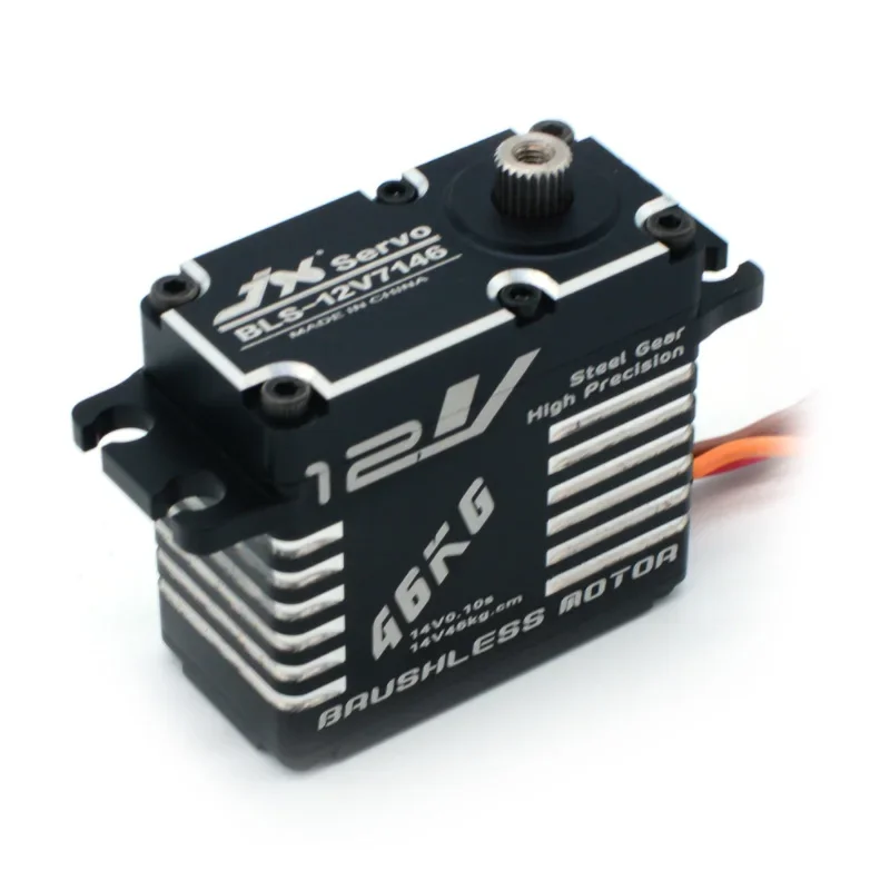 JX Servo CLS-12V7346 46KG 12V Metal Aluminium High Precision Digital Coreless Servo for RC Car Helicopter Boat Airplane