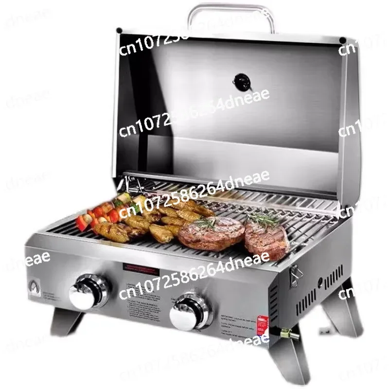 Outdoor portable camping grill, outdoor windbreak, picnic stove