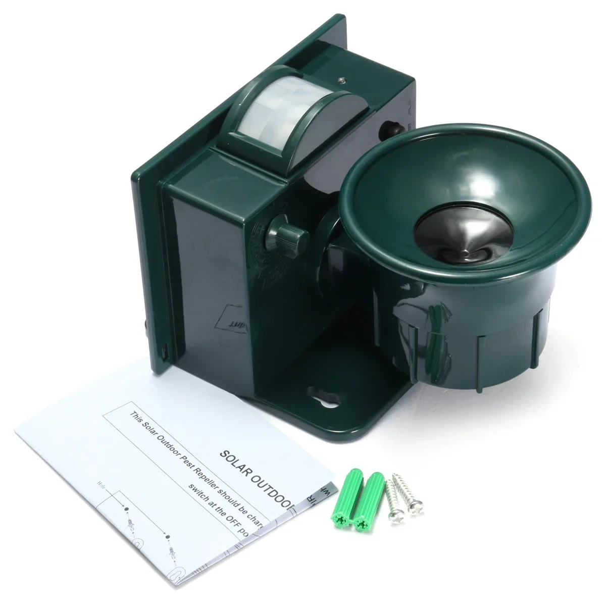 Waterproof Solar Ultrasonic Animal Repeller, Outdoor Motion Sensor Deterrent for Garden Yard, Repels Cats Dogs Birds Pigeons - view 4