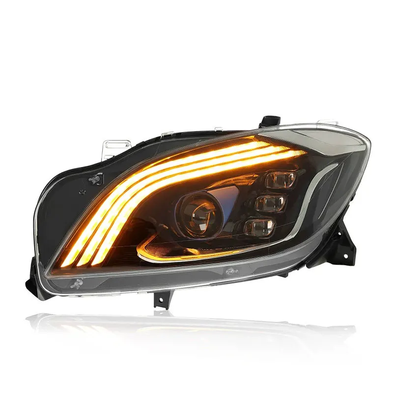 Car  Headlights For Mercedes Benz ML300 ML350 ML400 W166 2012 2013 2014 2015 Front DRL Sequential Turn Signal Light Assembly view 5