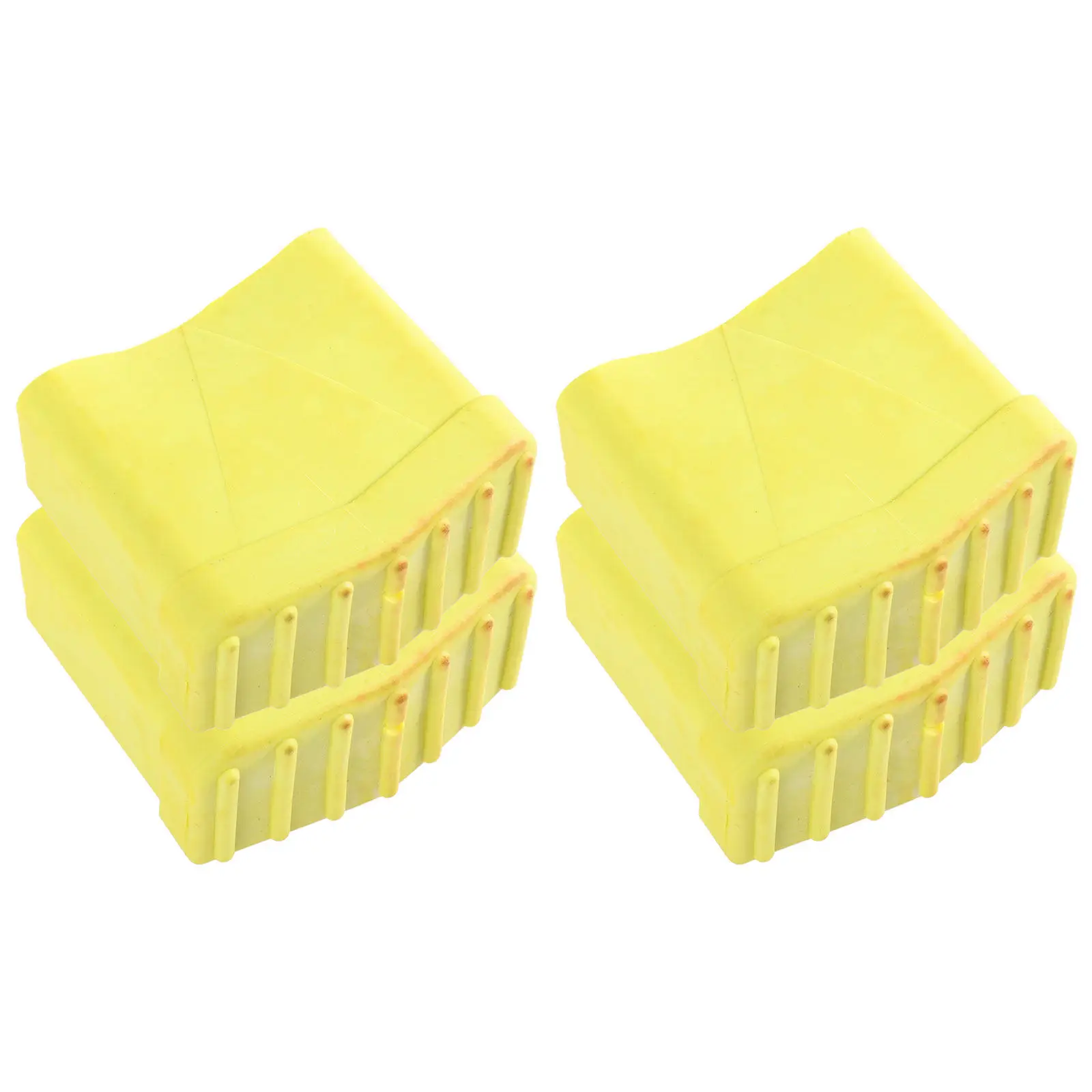 

4Pcs Non-Slip Ladder Feet Protectors Rubber Anti-Skid Floor Protection Pads for Extension Step Lift Engineering Ladders Ladder