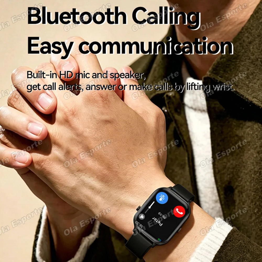 Outdoor Sports Flashlight SmartWatch 2026 Dynamic lsland Heart Rate Sleep Monitoring Bluetooth Call GPS Motion Smamartwatch HW12