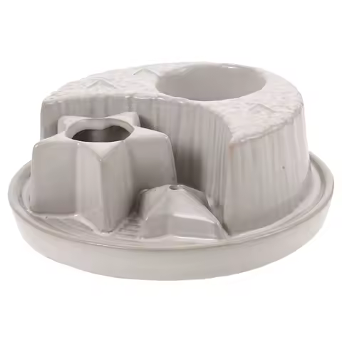 Decorative Incense Holder Ceramic Sage Burner Star Moon Pattern Easy Clean Desktop Decor for Study Meditation Sauna Kitchen