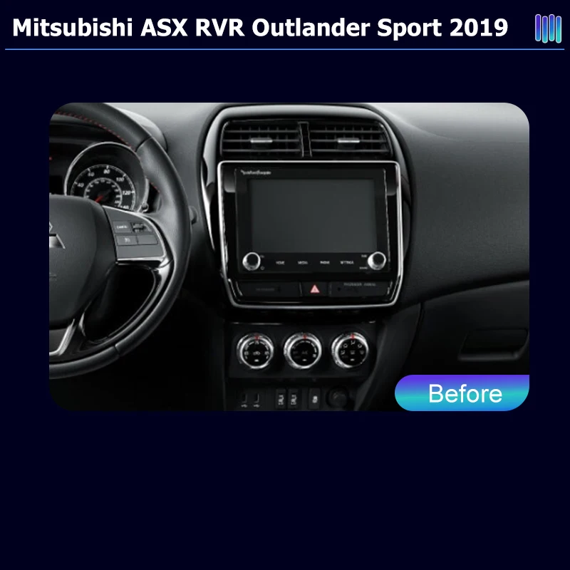 AI VOICE roadivox Android car radio for  Mitsubishi ASX RVR Outlander Sport 2019 GPS Navigation Multimedia Player tape recorder