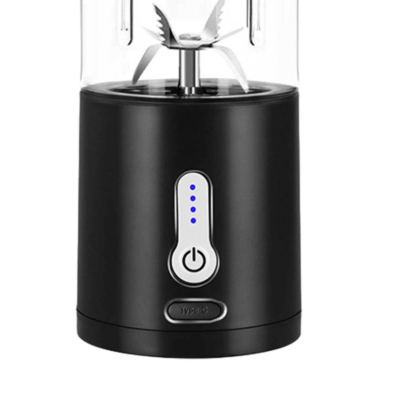 USB 전기 주서기 컵 530ml 휴대용 쉐이크, 스무디용 실용적인 개인용 과일 주스 믹서 블렌더 컵 직장 및 피크닉용